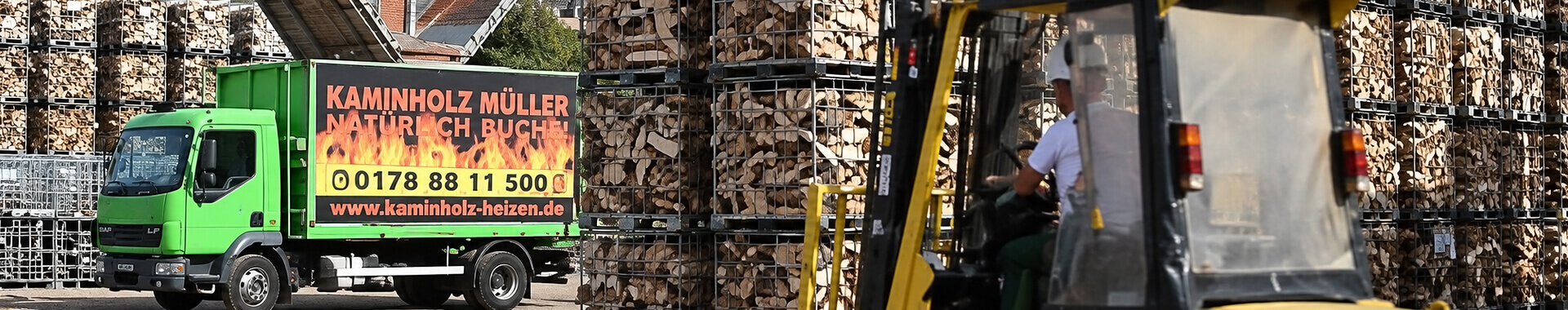 Kaminholz Müller - Ihr Brennholzhandel für hochwertiges Kaminholz